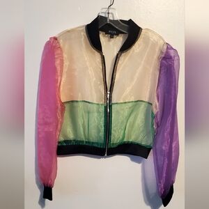 Sheer Crop Jacket